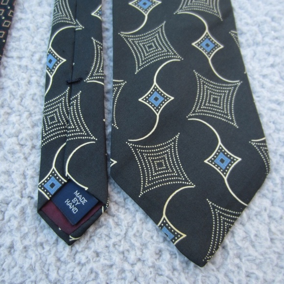 Polo Ralph‎ Lauren Vintage Handmade Ties Silk Floral Lot Of 3 made in USA - Picture 4 of 17